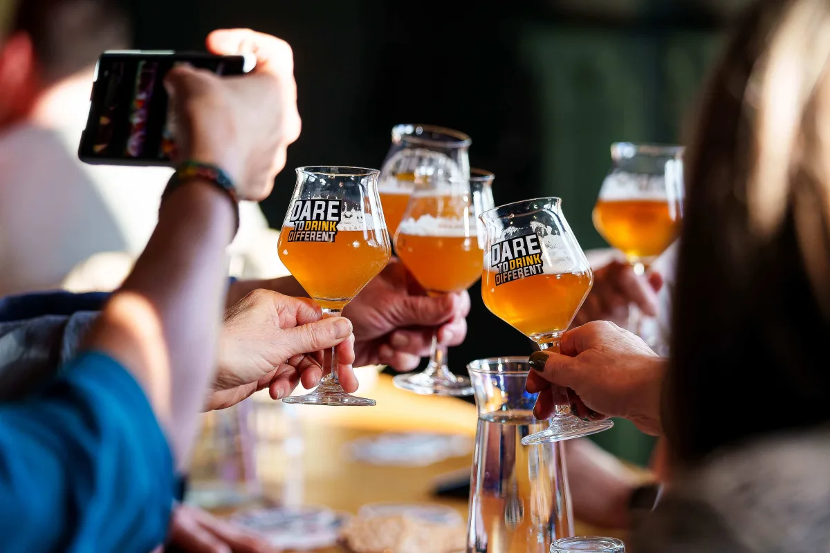 Proosten met craft beer